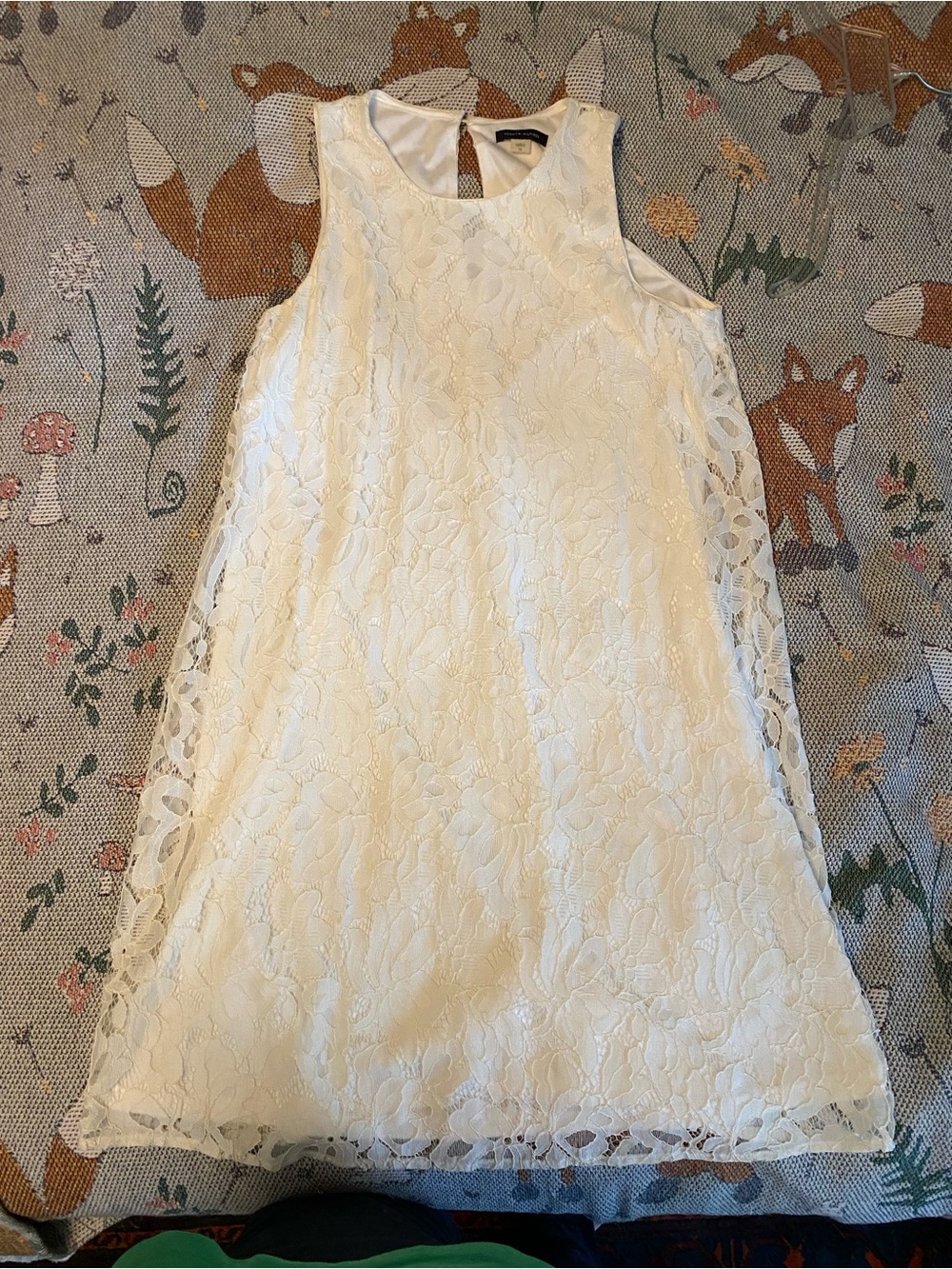 Tommy Hilfiger Off-White Lace Dress Size 10